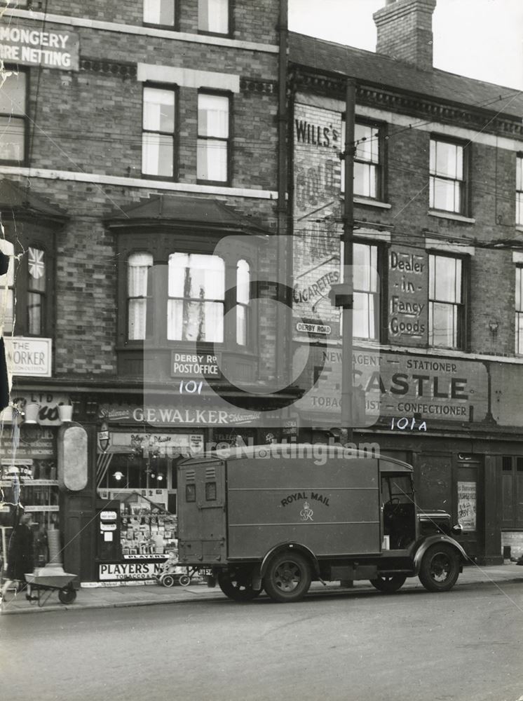 101-101A Derby Road, Canning Circus, Nottingham, 1949