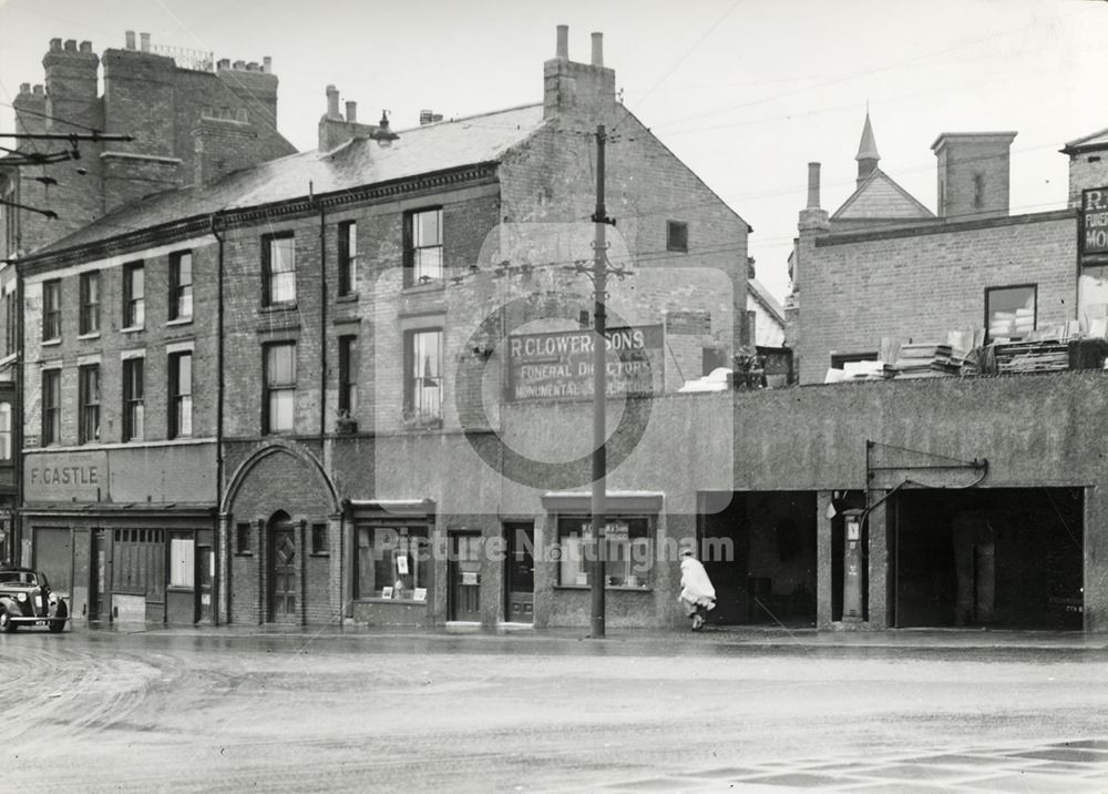 105 Derby Road, Canning Circus, Nottingham, c 1950