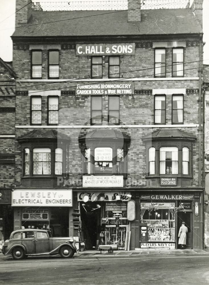 99-101 Derby Road, Nottingham, c 1950