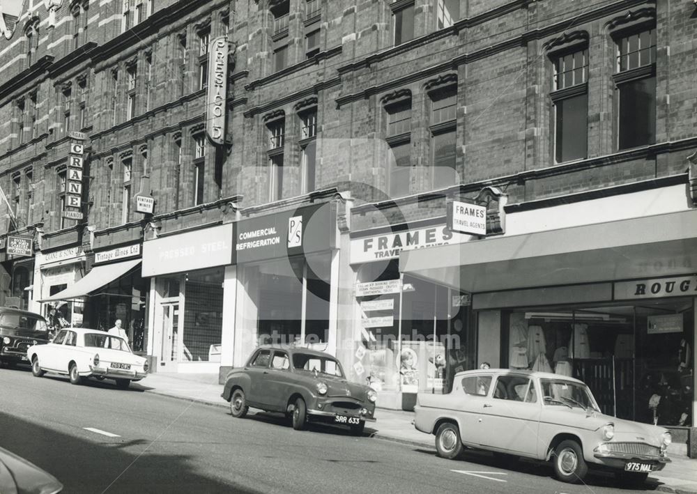 116-124 Derby Road, Canning Circus, Nottingham, 1964