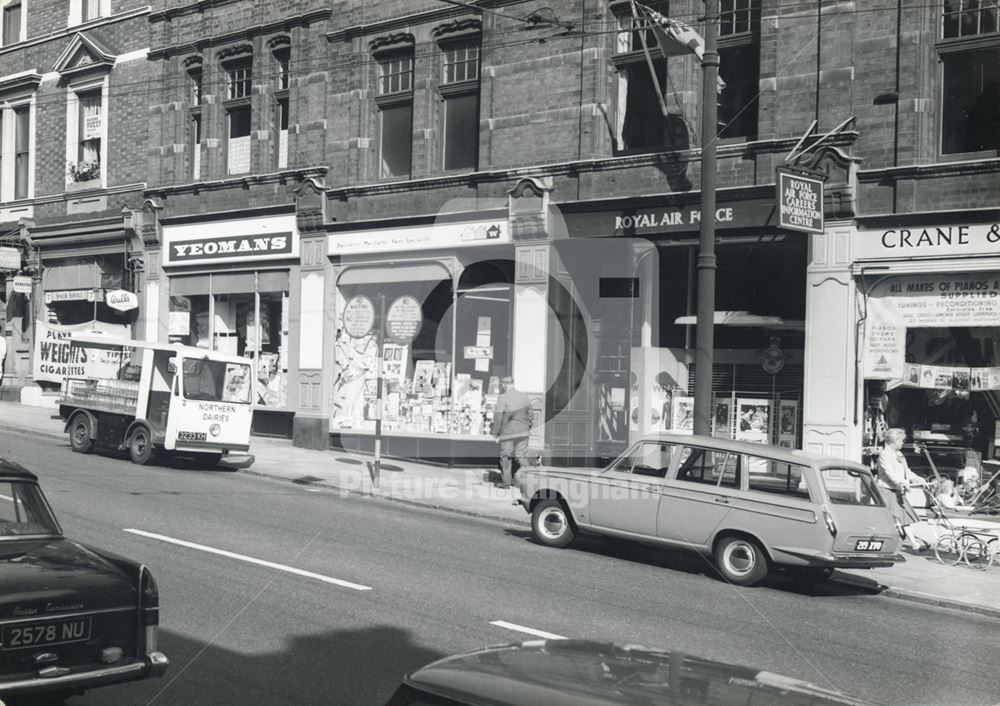 108-118 Derby Road, Canning Circus, Nottingham, 1964