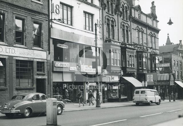 Albert Hotel, 12-20 Derby Road, Nottingham, 1964