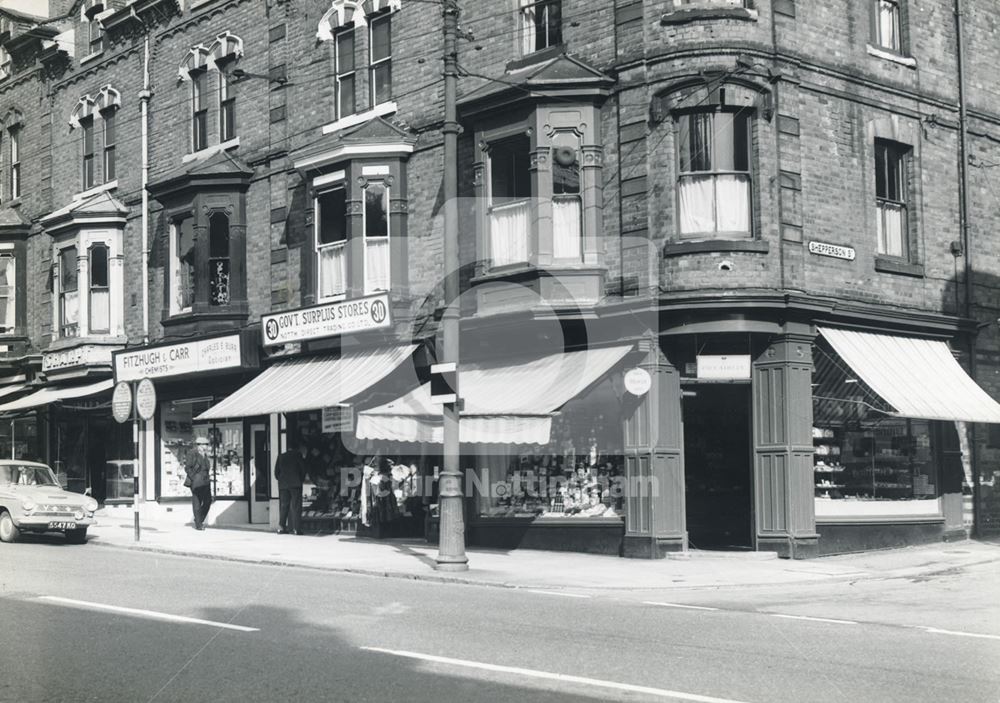 28-34 Derby Road, Nottingham, 1964