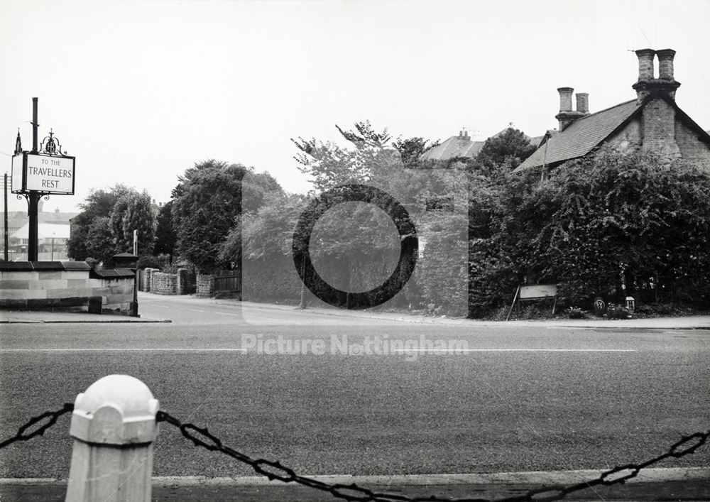 Looking South to Hillside, Derby Road, Lenton, Nottingham, 1967