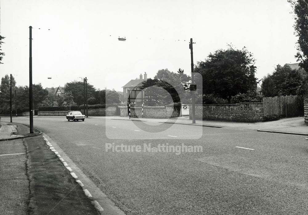 Derby Road Looking East, Lenton, Nottingham, 1967