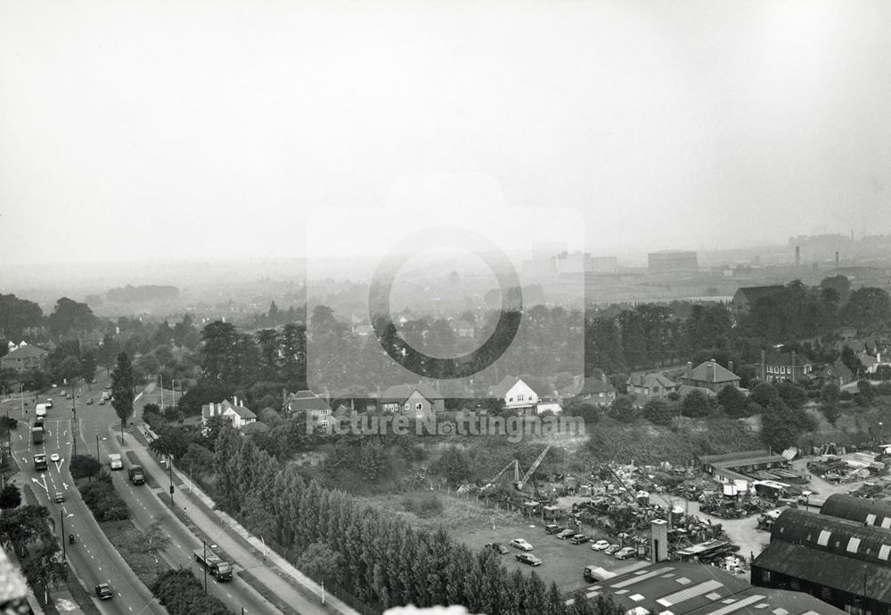 Aerial View of Site of QMC Looking North-West, Clifton Boulevard, Lenton, Nottingham, 1967