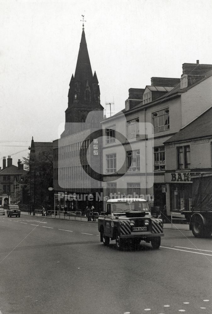 Numbers 21-37 Derby Road, Nottingham, c 1969