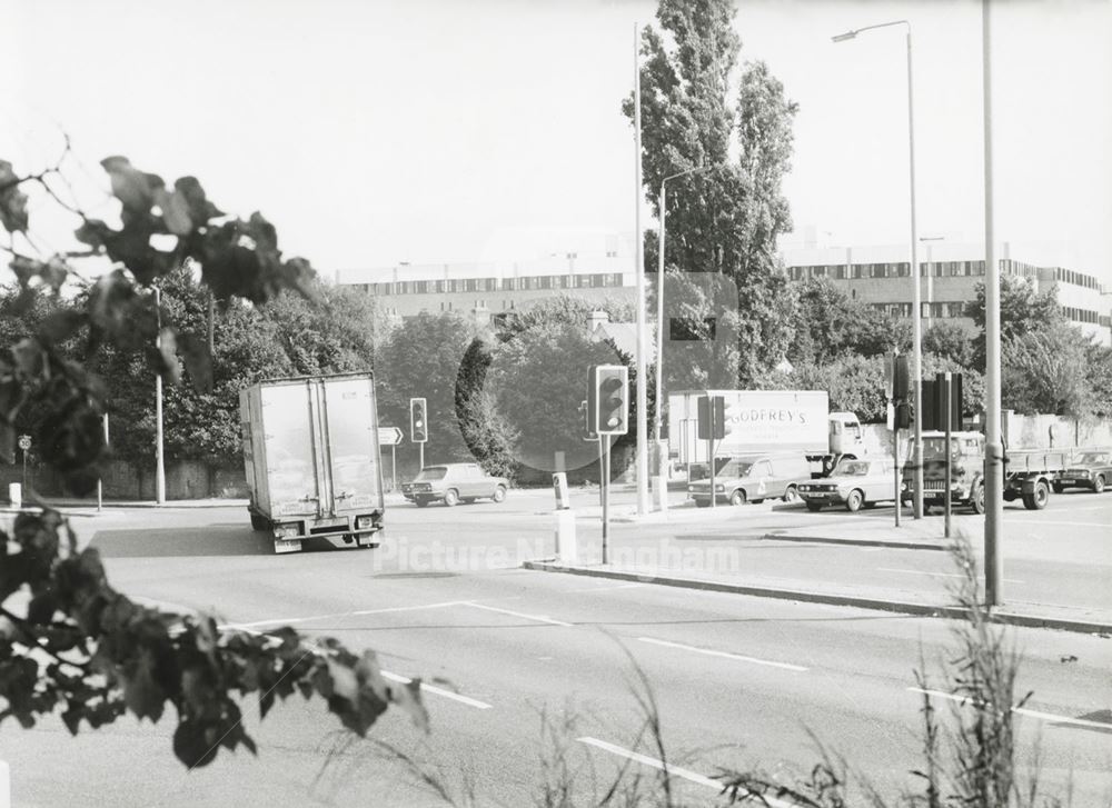 Queens Medical Centre, Derby Road, Nottingham, c 1975