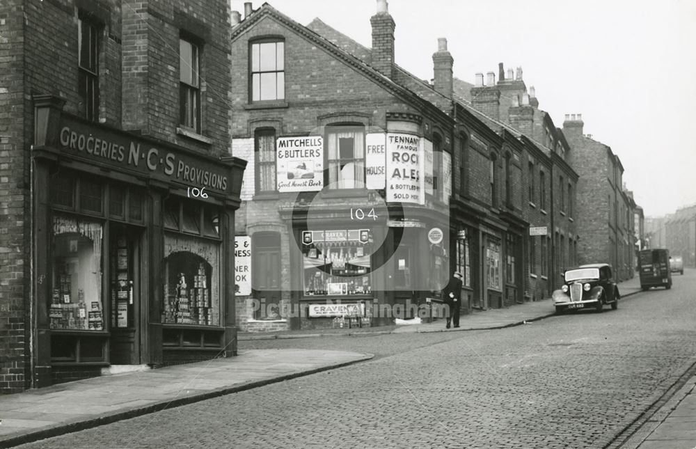 104-106 Dame Agnes Street, St Ann's, Nottingham, 1950