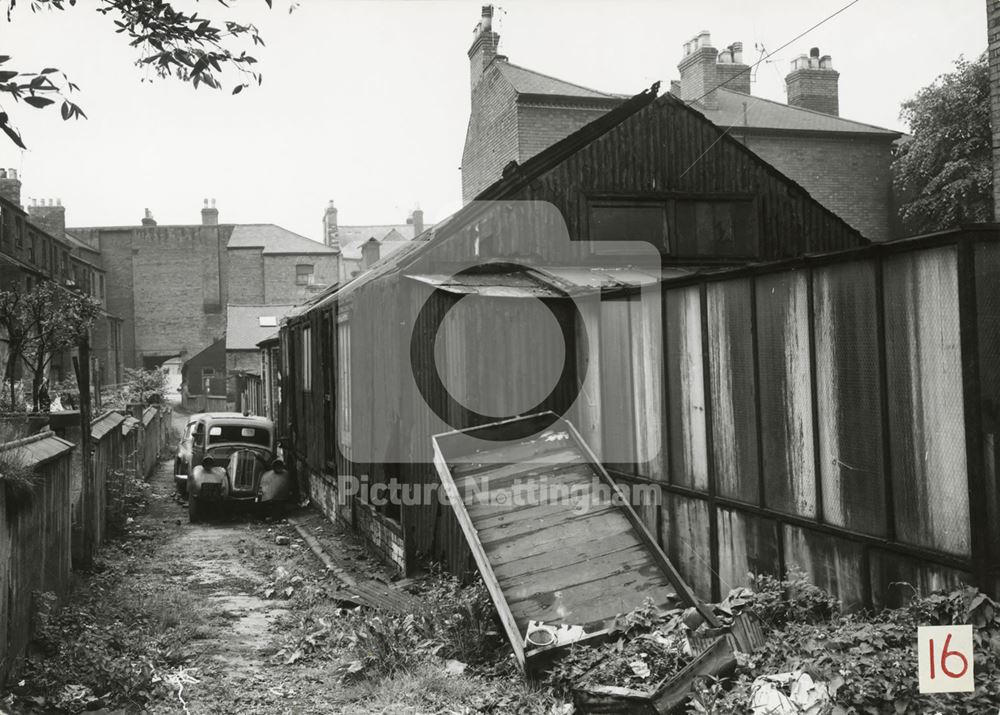 Dryden Street, Nottingham, 1964