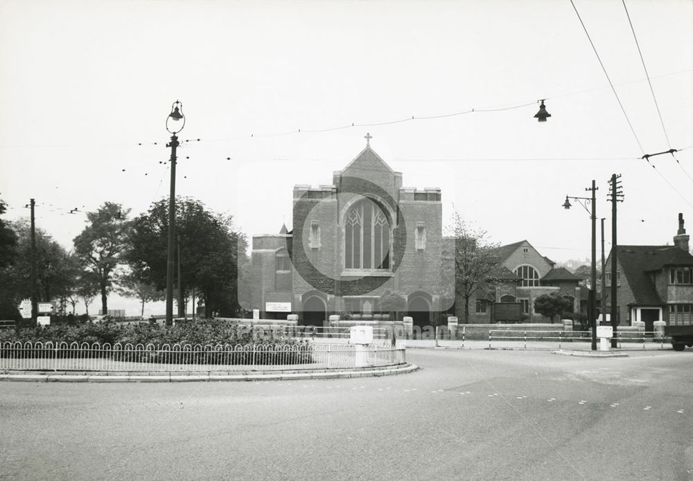 Mansfield Baptist Church, Gregory Boulevard, Hyson Green, Nottingham, 1956