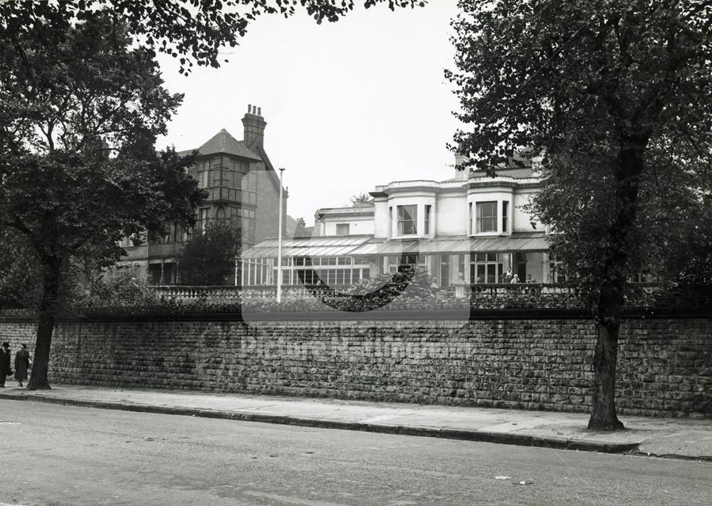 Ellerslie House Hospital, Gregory Boulevard, Hyson Green, Nottingham, 1956