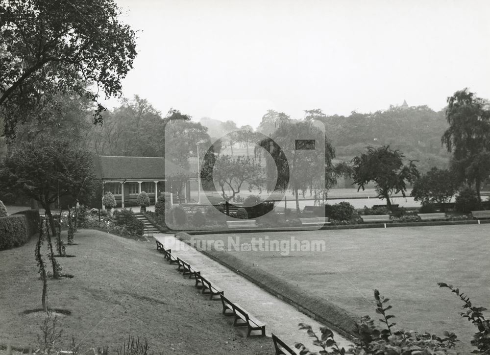 Bowling Green, Gregory Boulevard, Hyson Green, Nottingham, 1956