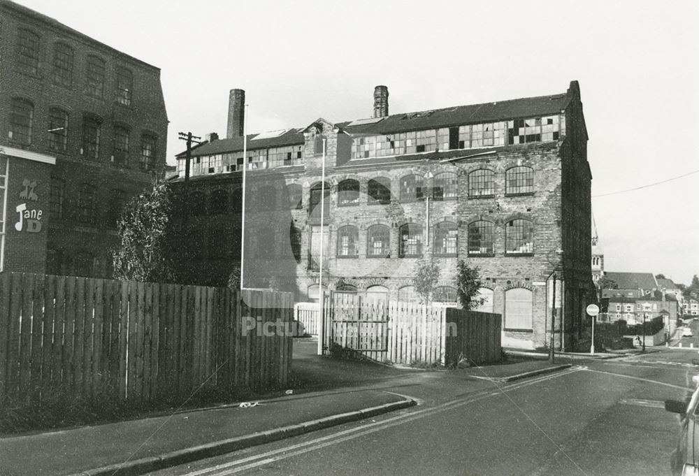 Derelict John Jardine Lace Machine Factory, Nottingham, 1983