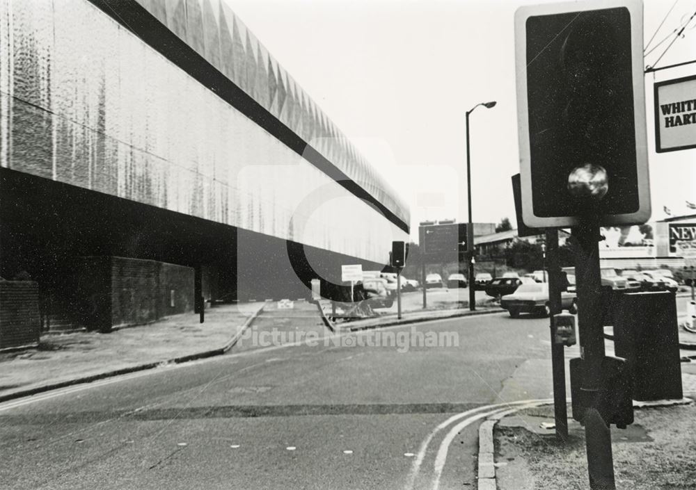 Looking North, Glasshouse Street, Nottingham, c 1970