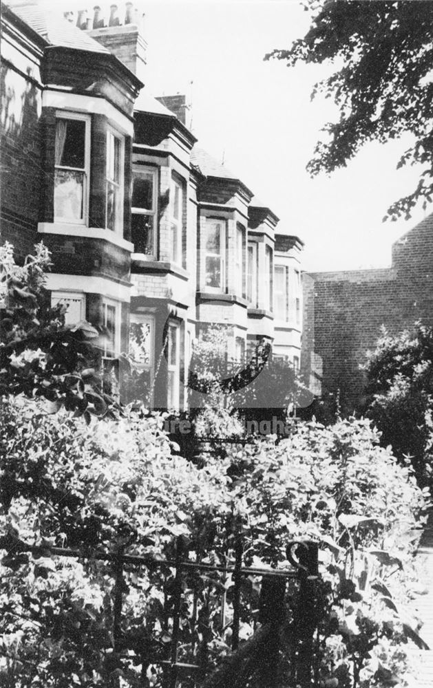 Victorian Houses, Devonshire Promenade, Lenton, Nottingham, c 1970