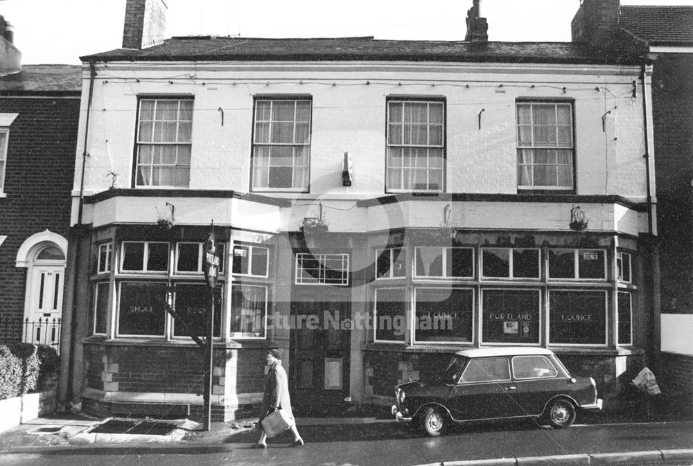 'The Portland Arms' Public House, 24 Portland Road, Nottingham, 1983