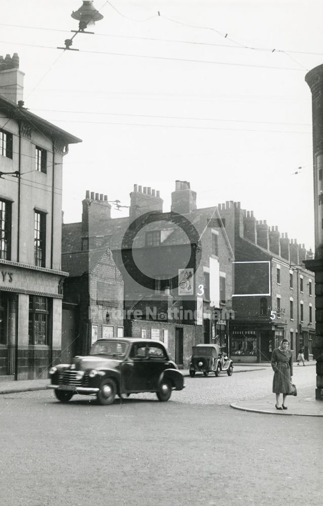 Handel Street from Bath Street, Sneinton, Nottingham, c 1950s