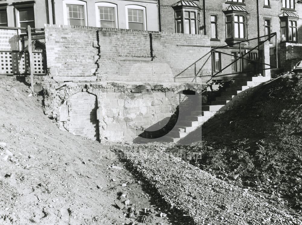 Garners Hill towards Weekday Cross, Lace Market, Nottingham, 1978