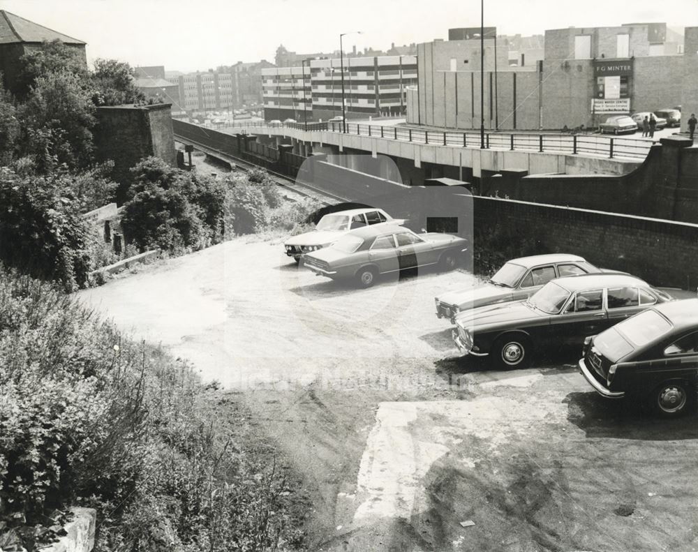 Garners Hill, Lace Market, Nottingham, c 1970s