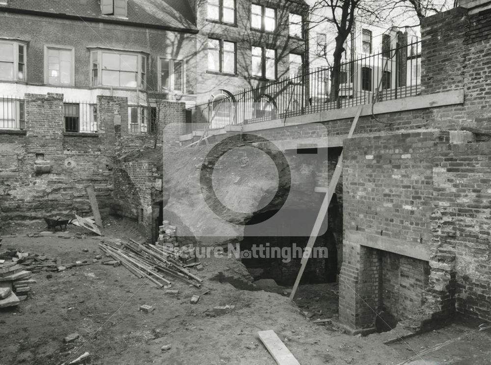 Garners Hill, Lace Market, Nottingham, c 1960s