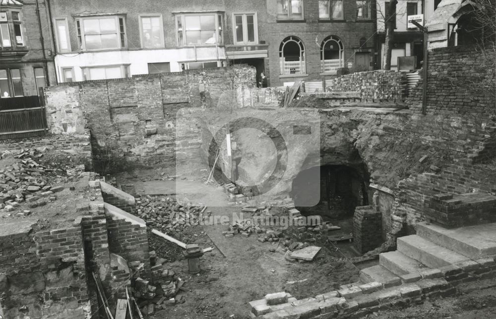 Garners Hill, Lace Market, Nottingham, c 1960s