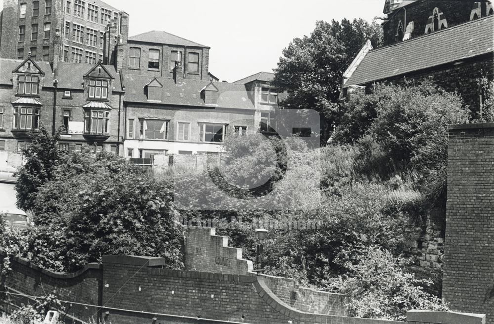 Garners Hill towards Weekday Cross, Lace Market, Nottingham, c 1960s ?