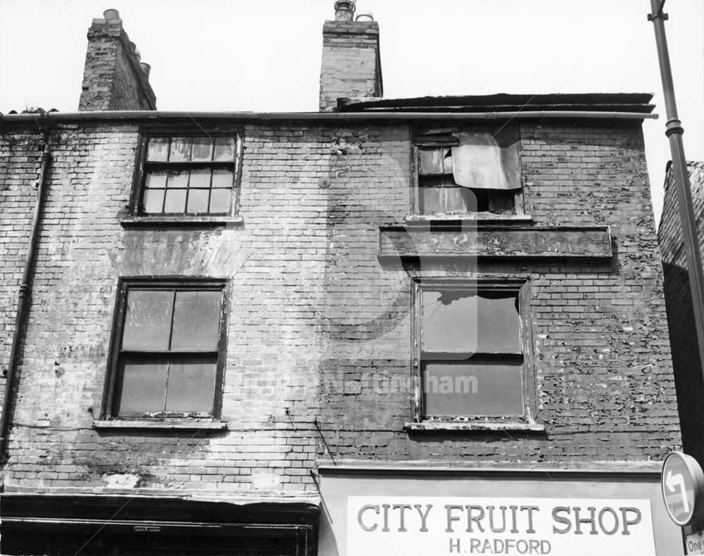 H. Radford's City Fruit Shop, Goose Gate, Nottingham, c 1980s