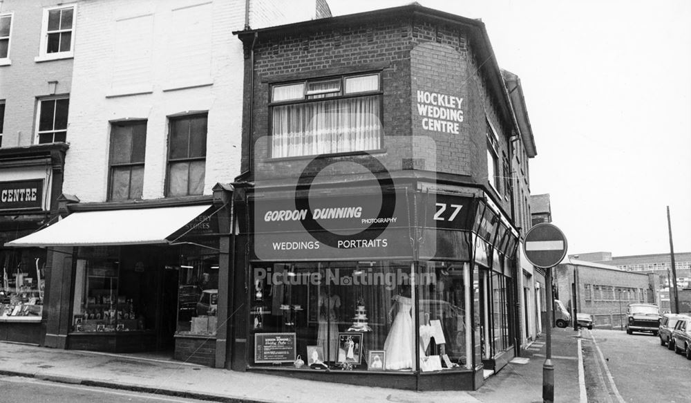 Hockley Wedding Centre, Goose Gate, Nottingham, c 1980s