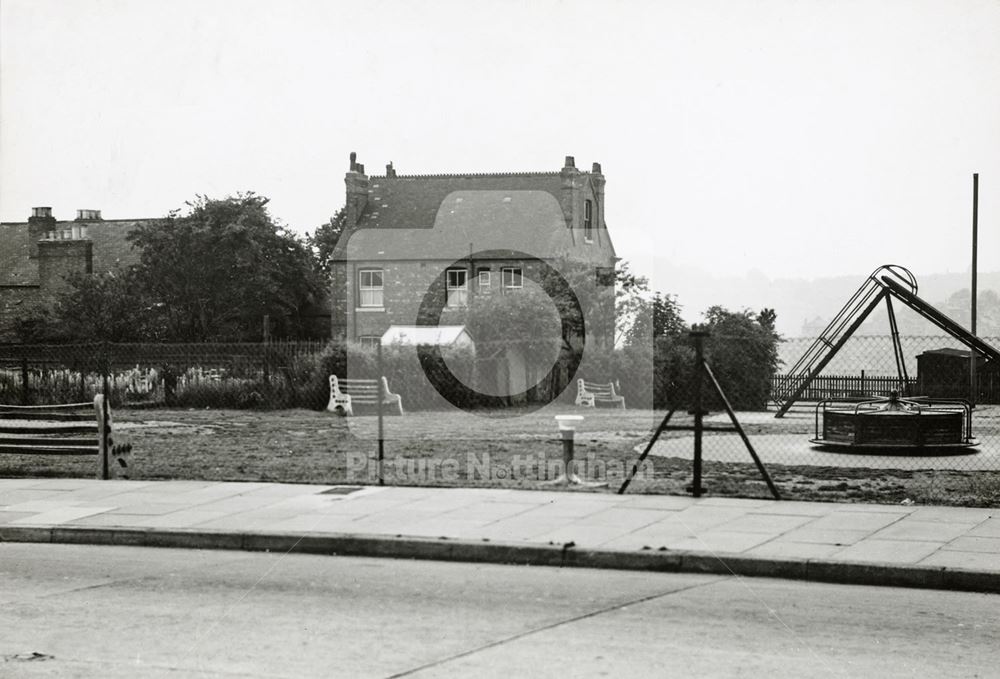 Playground, Gordon Road, St Ann's, Nottingham, 1951