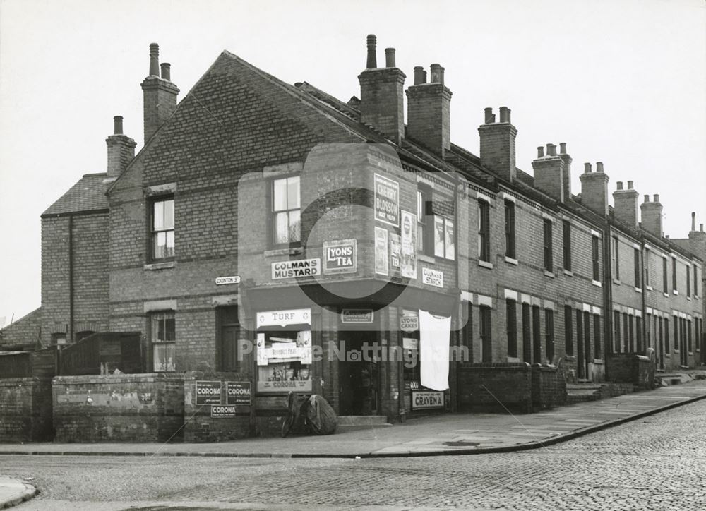 Edmonton Street, Gordon Road, St Ann's, Nottingham, 1951