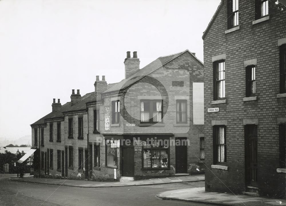 Gordon Road, St Ann's, Nottingham, 1951