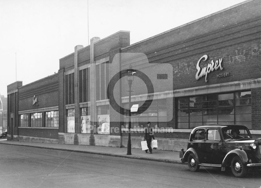 Emprex Hosiery, Granby Street, Nottingham, 1950