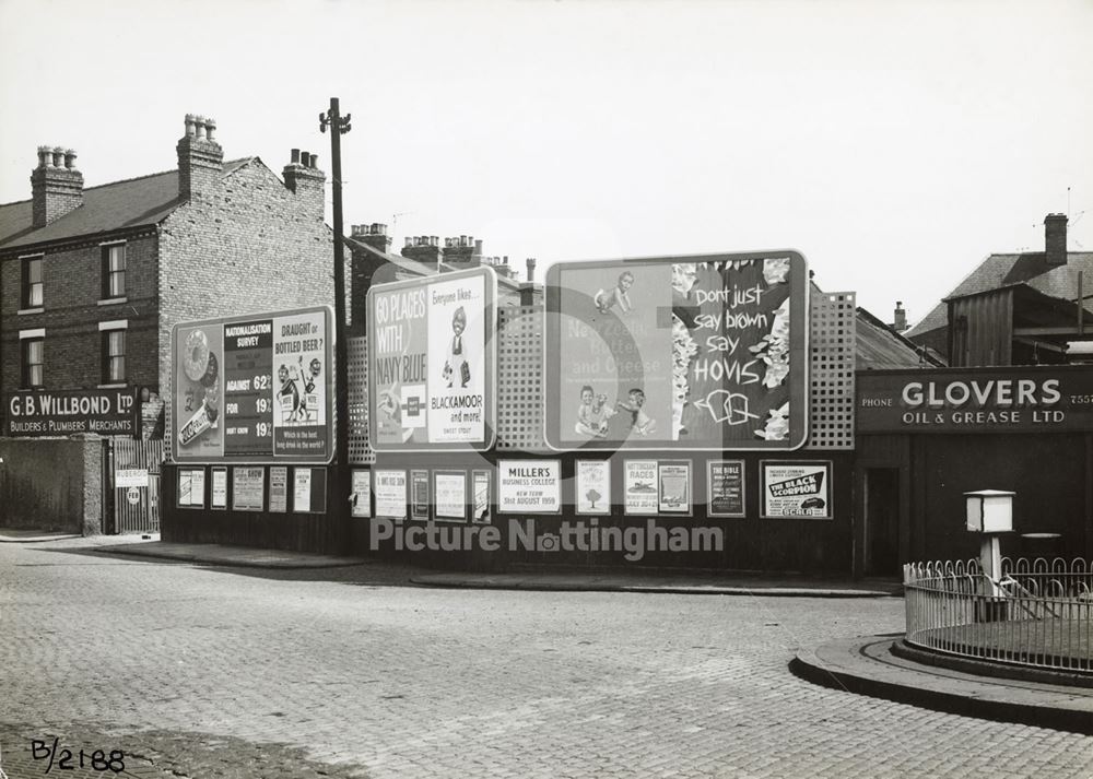 St Peter's Street, Radford, Nottingham, 1959