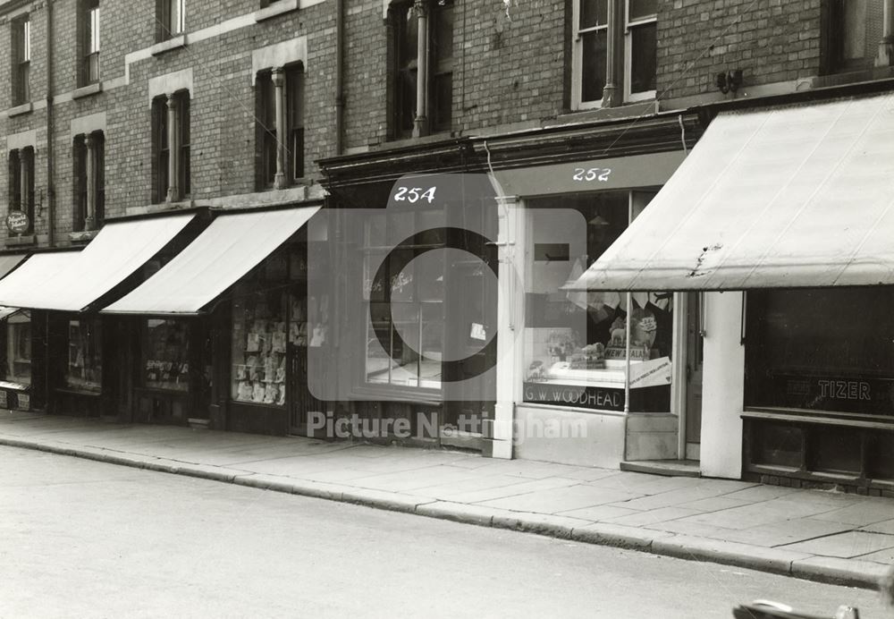 252-254 Denman Street, Radford, Nottingham, 1949