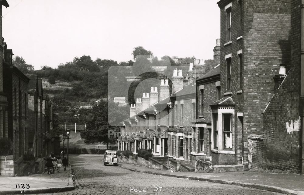 Pole Street, St Ann's, Nottingham, 1950