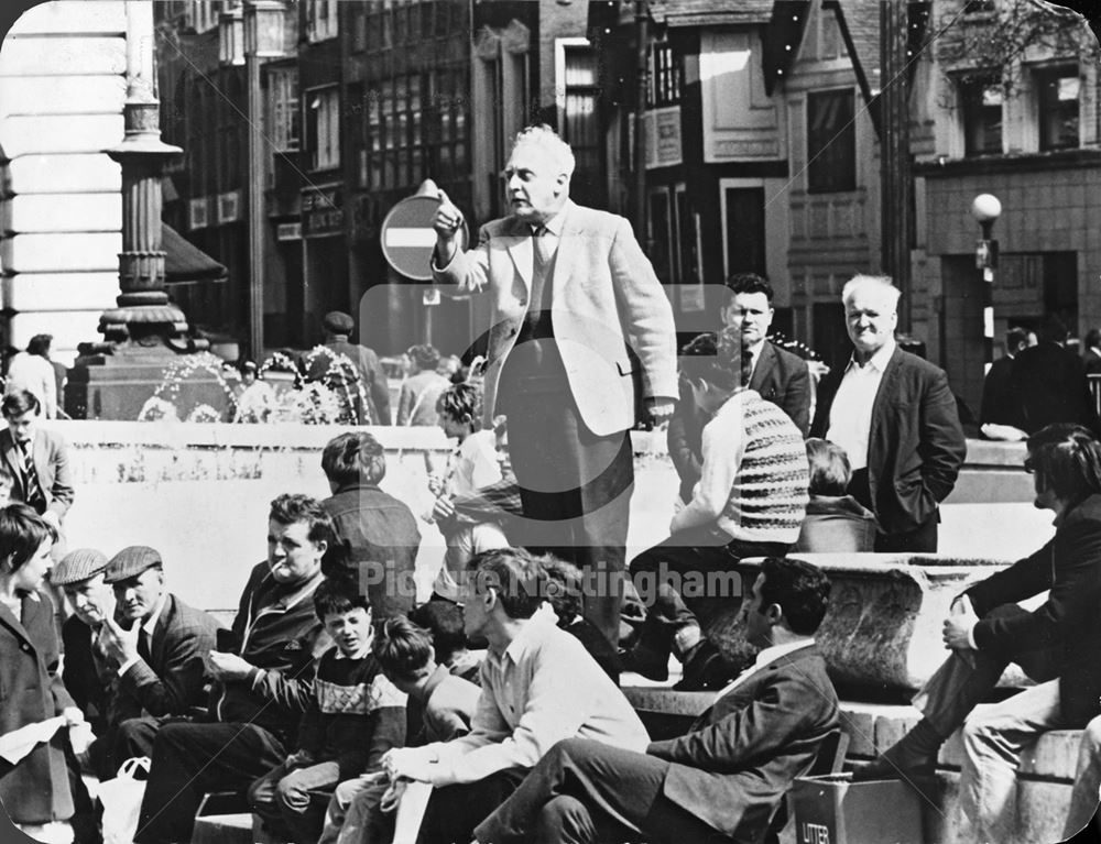 Orator, Old Market Square, Nottingham, pre 1973