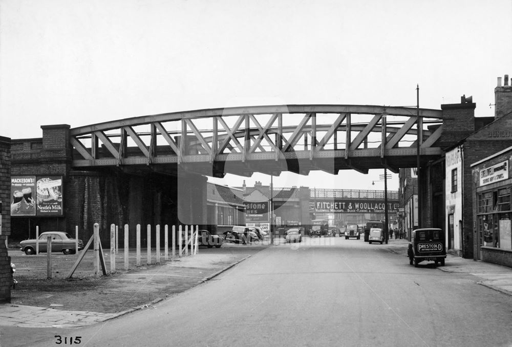 Canal Street, Nottingham, 1955