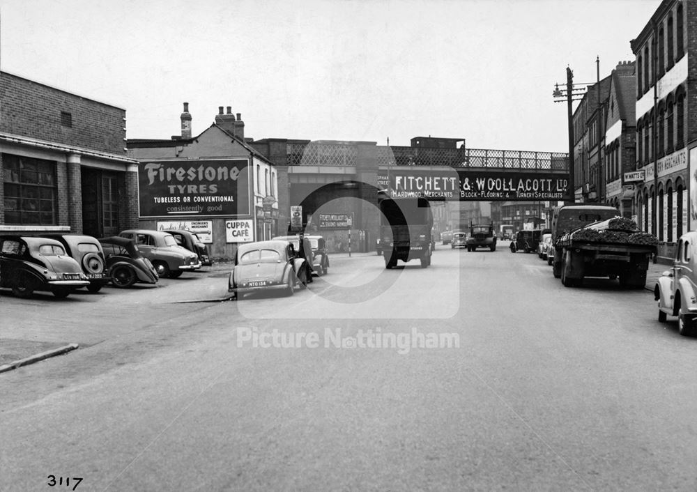 Canal Street, Nottingham, 1955