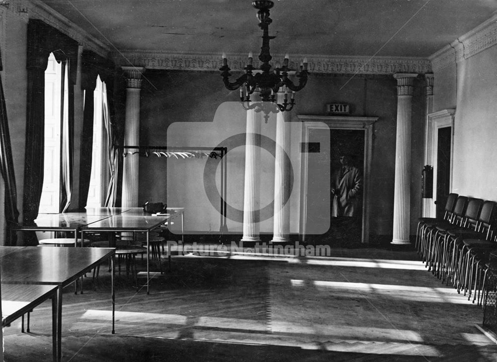 Greek Room, Colwick Hall, Colwick Park, Nottingham, c 1950s