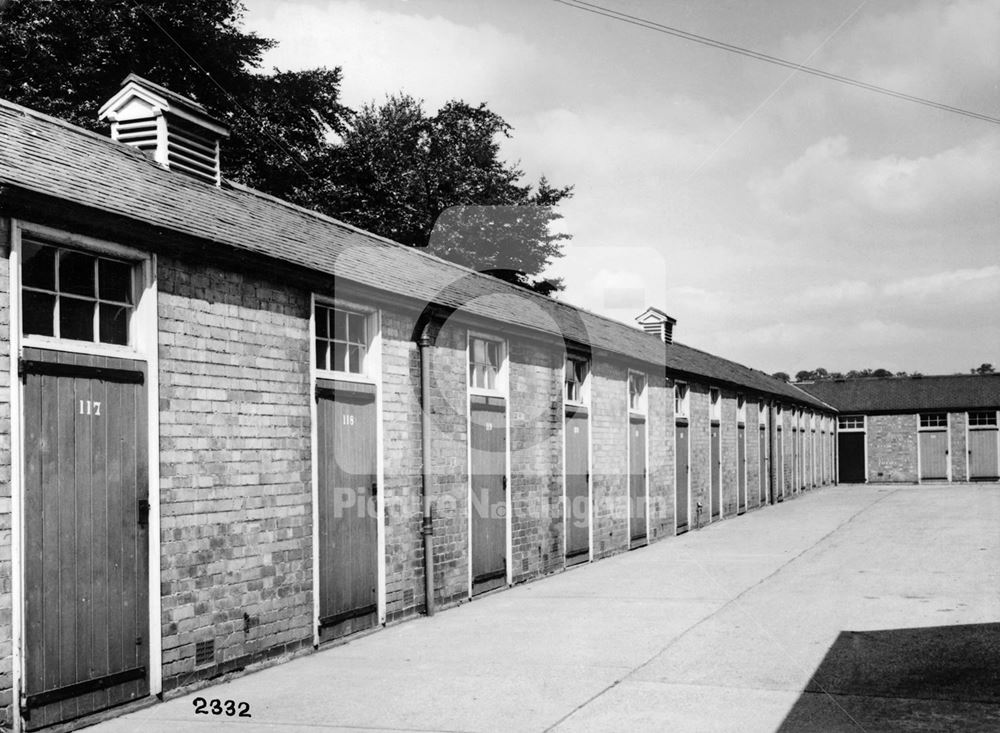 Outbuildings, Colwick Hall, Colwick Park, Nottingham, c 1950s