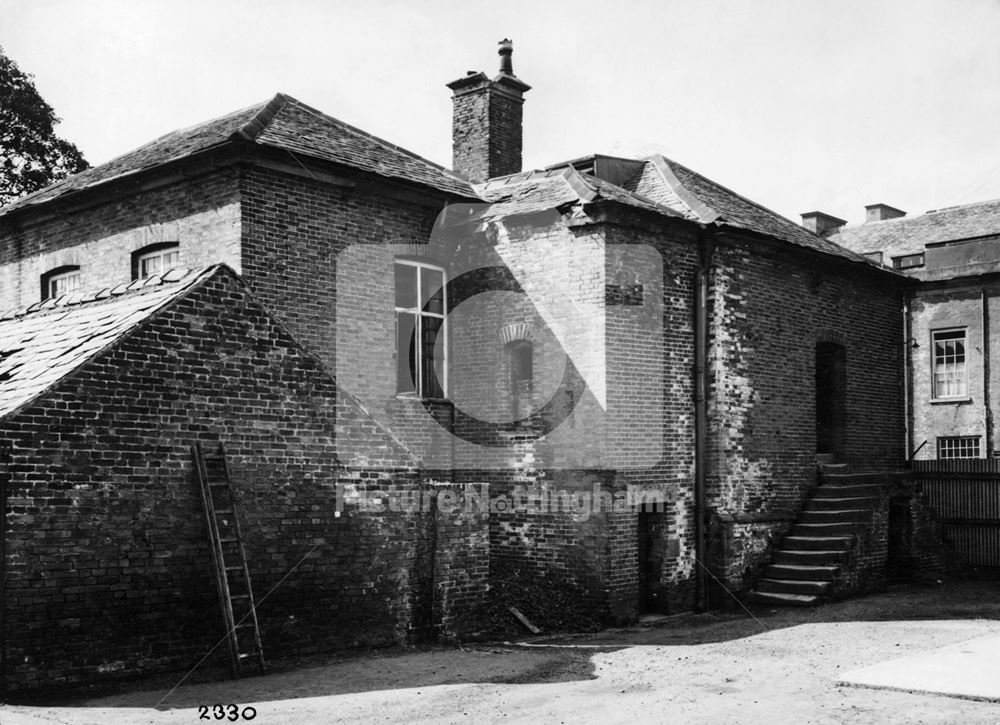 Outbuildings, Colwick Hall, Colwick Park, Nottingham, c 1950s