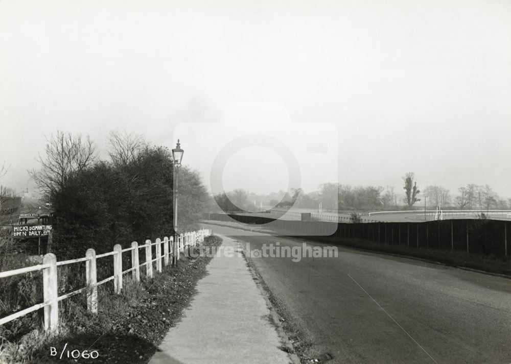 Colwick Road, Colwick, Nottingham, 1957 