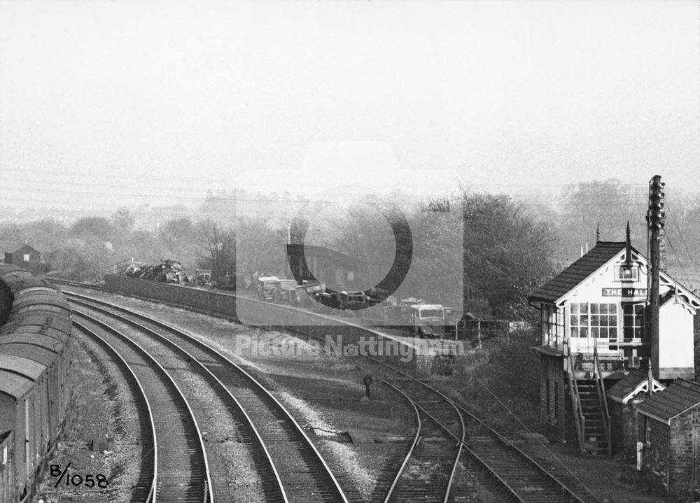 Hall Sidings, Colwick, Nottingham, 1957 