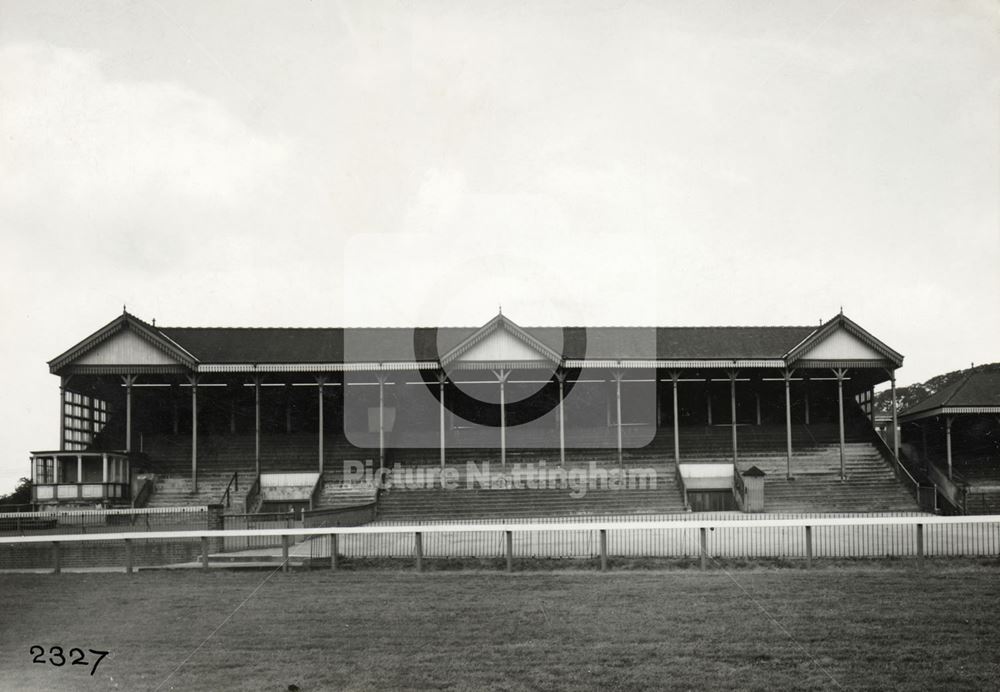 Grandstand, Nottingham Racecourse, Colwick, Nottingham, 1953