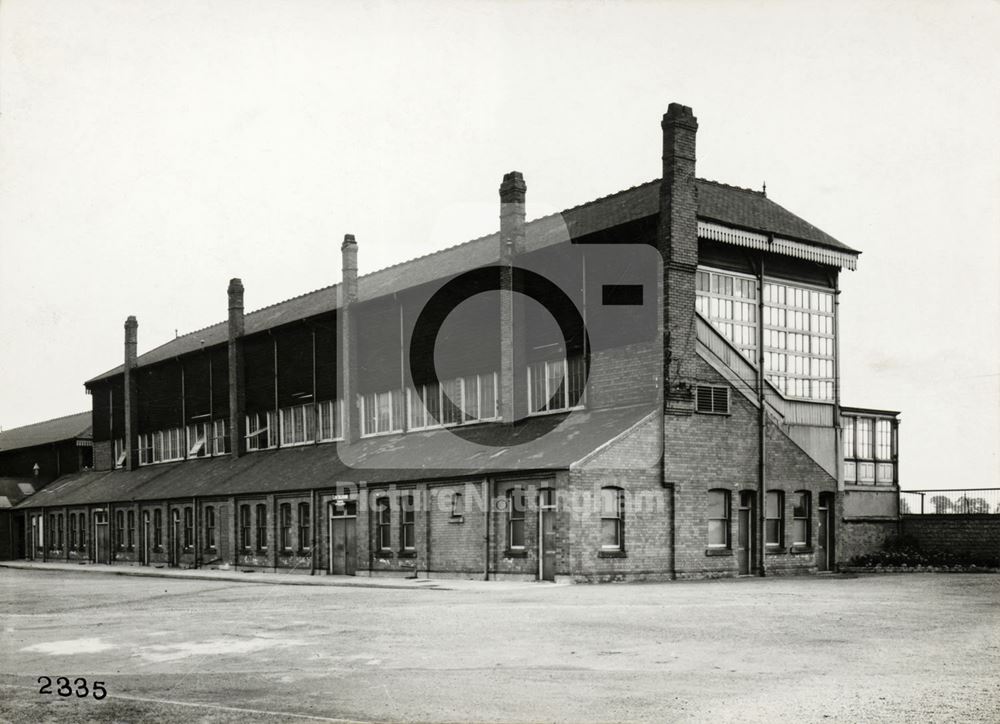 Grandstand, Nottingham Racecourse, Colwick, Nottingham, 1953