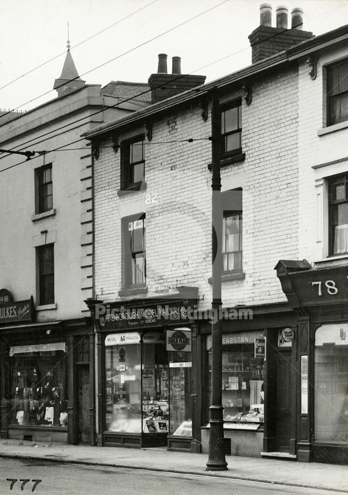 Arkwright Street, Meadows, Nottingham, 1949