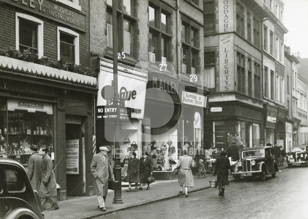 Clumber Street, Nottingham, 1949