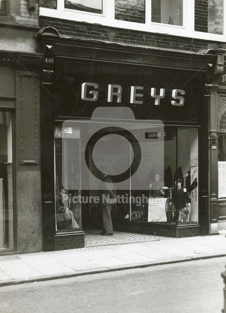 Grey's Outfitters, 35 Clumber Street, Nottingham, 1950