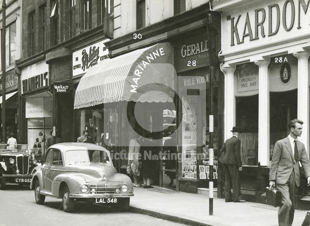 Clumber Street, Nottingham, 1950